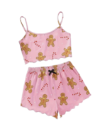 Pink Gingerbread Women&#39;s PJ Size 12 Loungewear Pajamas Cami Top/Shorts 2... - $18.00