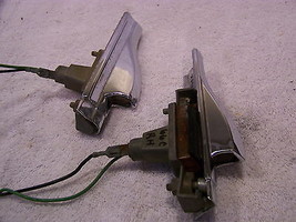 1966 Chrysler New Yorker Front Fender Mounted Turn Signals - Nice Oem Pair - £89.91 GBP