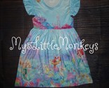 NEW Boutique Ariel Little Mermaid Girls Sleeveless Dress Size 8-9 - £11.98 GBP