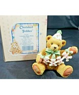 Enesco Cherished Teddies Age Four &quot;Unfolding Happy Wishes Four You&quot; #911... - £6.98 GBP