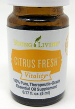 Citrus Fresh Vitality Essential Oil 5ml Young Living Brand Sealed Aromatherapy - £3.90 GBP