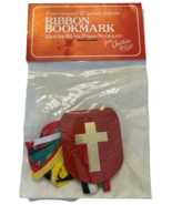 Christian Art Ribbon Bookmark Ideal for Bibles Prayer Books Vintage Five... - £4.78 GBP