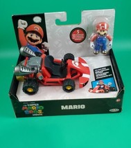 Pull Back Racer Motorcycle Kart  MARIO Super Mario Brothers Movie  - £10.89 GBP