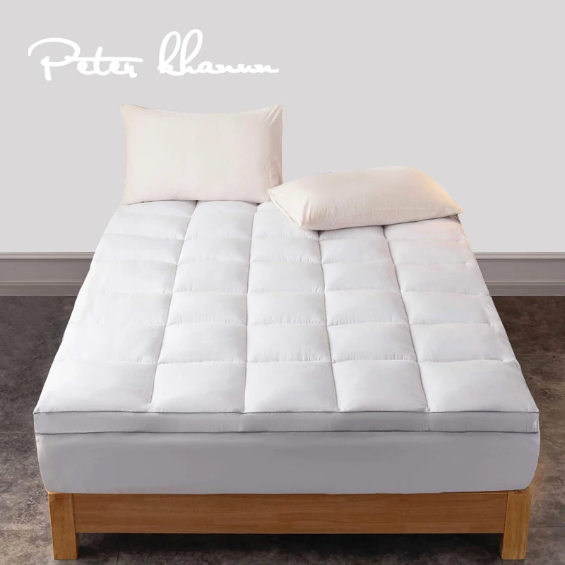 Peter Khanun Goose Feather Bed Mattress Topper 5cm Thick Mattress Pad Cover Bed - £227.86 GBP+