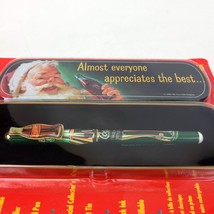 Coca-Cola Collectible Ceramic Roller Ball Pen Black Ink /Gift Tin 1995 V... - $295.07 MXN