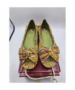 BC Footwear Women's Repeat Offender Yellow Paisly Sz 7.5 with Box - $21.38