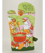 Blue Q Oven Mitt, I Put Wine in the Sauce and also in my Mouth, 100% Cotton - €14,33 EUR