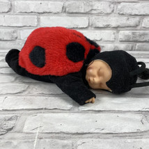 Anne Geddes LadyBug Plush Sleeping Doll Weighted Unimax 2002 12&quot; - £13.32 GBP