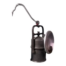 Antique German Carbide Miner’s Lamp by Friedrich Pieper (PLECO) - $3,706.33 MXN