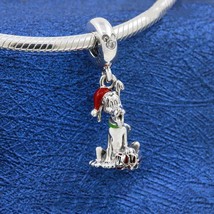 2020 Winter Release Sterling Silver Disney Pluto Christmas Gift Dangle Charm  - £13.42 GBP