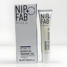 NEW NIP + FAB RENEW Retinol Fix Blemish Gel Treatment 10% 0.5 fl oz / 15 ml - $13.99