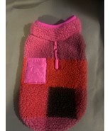 Pink Sherpa Dog Cat Pet Sweater Vest Jacket w/ Pocket Size Small S Boots... - €16,21 EUR