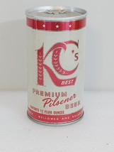 Vintage KC&#39;s Best Premium Pilsner Storz Omaha NB Wide Seam Steel Beer Can - £17.54 GBP
