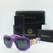 VERSACE VE4424U 536687 Violet/Dark Gray 56-18-145 Sunglasses New Authentic - £122.85 GBP