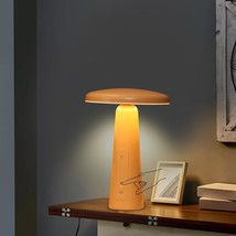 Mushroom Lamp, Cordless Table Lamp, Small Touch Rechargeable Table Lamps For Bed - £34.51 GBP