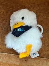 Small White Plush Duck Duckling w Blue AFLAC Neck Scarf Advertising Prom... - £7.47 GBP