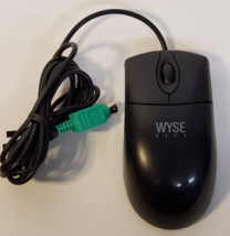 Wyse Dell 770510-21L PS-2 Scroll Wired BLACK Optical Mouse MO42KOP PS/2 - £6.19 GBP
