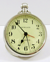 1990s Newgate London Stop Watch Design Chrome Desk Clock - $97.60 CAD
