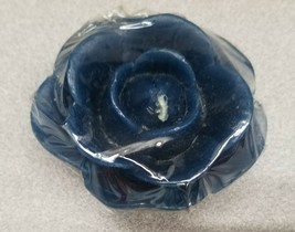 Floating Flower Candles Dark Blue Fragrance De-Lite Blueberry Box of 24 - £10.86 GBP