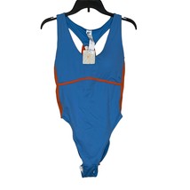 Fabletics Lace Up Racerback Swimsuit Colorblock Scoop Neck Women Size XL... - £20.56 GBP