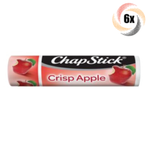 6x Sticks ChapStick Crisp Apple Natural Lip Butter | .15oz | Fast Shipping! - £12.28 GBP