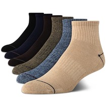 Nautica Men&#39;s Performance Quarter Socks with Cushioned Comfort (6 Pack) ... - £31.44 GBP