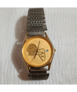 Pabst Blue Ribbon beer wrist watch metal strap men's advertising PBR Ill... - $58.00