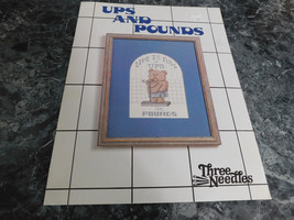 Ups and Pounds by Three Needles Cross Stitch - $2.99