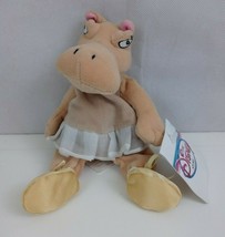 New Disney Store Fantansia Hippo 8&quot; Mini Bean Bag Plush - $9.89