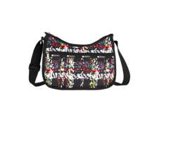 LeSportsac Running Weave Classic Hobo Crsbdy Confetti Style Interpretati... - $85.99