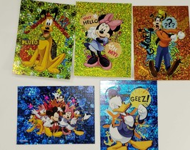 5 different VSI Mickey Mouse and Friends Stickers 2.75&quot; x 3.75&quot;  UIJBV - £3.95 GBP