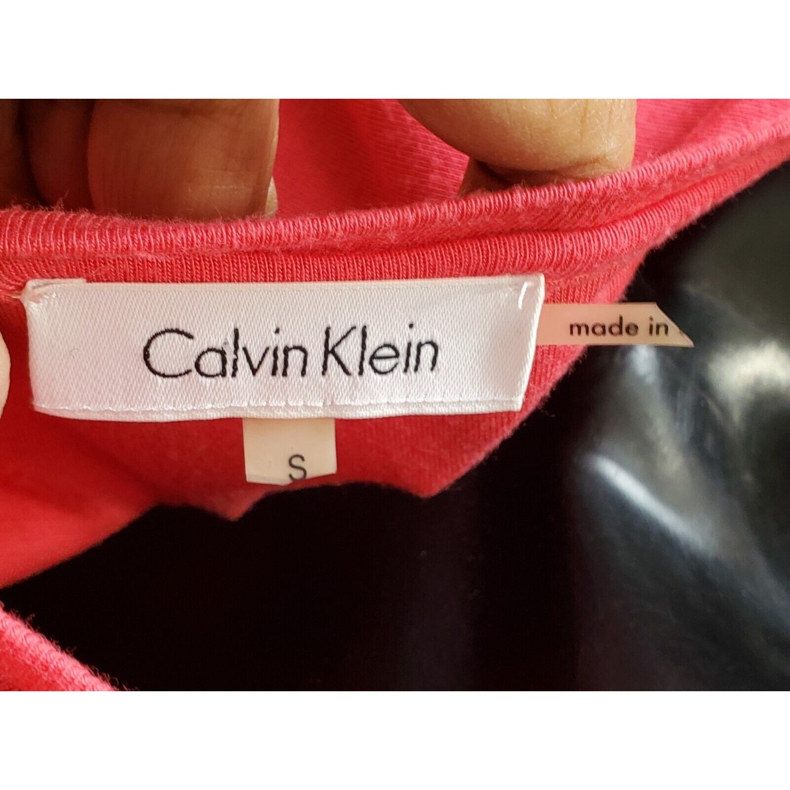 Calvin Klein Women's Pink Viscose Scoop Neck Sleeveless Long Maxi Dress Size S Item image 9
