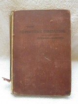 The Reporters Companion-Pitman-Howard-1893-Phonographic Institute-HB - £18.77 GBP