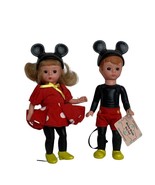 Mickey Mouse Girl &amp; Boy Dolls Madame Alexander McDonald&#39;s Lot Of 2 6” - £7.65 GBP