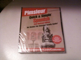 BRAND NEW &amp; SEALED Pimsleur Quick &amp; Simple: Spanish 2nd Revised Edition (4 CDs) - £29.90 GBP