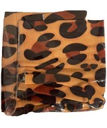 Fashion Neck Gaiter Infinity Scarf Black Brown Rust Paw Print Washable W... - $5.93