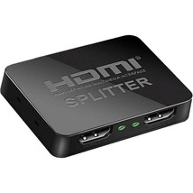 HDMI Splitter 1 In 2 Out 4K, HDMI Splitter 1 To 2 Amplifier For Full HD 1080P 3D - £5.34 GBP