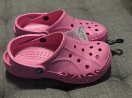 Crocs Baya Adult Unisex Pink sandals Us Women 7 Men 5 New With Tags On E... - $53.99