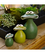 Resin Big Mouth Frog, Frog Ornament, Animal Desktop Ornament, Funny Decor - £15.04 GBP+