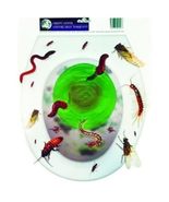 Creepy Horror Prop-Bugs Toilet Topper-Cling Decal Bathroom Halloween Dec... - $93.67 MXN