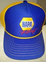 OLD VTG Chase Elliott #9 NAPA Chevy on a Trucker&#39;s blue/yellow mesh ball cap - £19.55 GBP