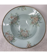 MacKenzie Childs 1995 Camp Blue Pressed Flowers Enamel 8" Salad Bowl - $914.82 MXN