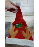 Reindeer Jingle Bells Santa Hat-Brand New-SHIPS N 24 HOURS - £14.43 GBP