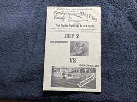 1960s Cecil County Drag-O-Way Program Car Race Drag Race - PRUDHOMME RAM... - $98.98