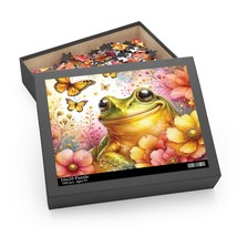 Personalised/Non-Personalised Puzzle, Frog, awd-410, (120, 252, 500-Piece) - £19.94 GBP+
