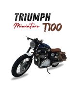 Miniature Triumph T100 Motorcycle Classic Used Waste Cans Classic Vintag... - $290.00