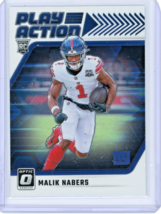2024 Panini Donruss Optic Play Action Malik Nabers Rookie RC #8 - $4.19 CAD