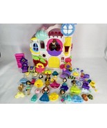 Lot of 11 Disney Princess Little Kingdom Snap-Ins Dolls, Castle &amp; Access... - £27.88 GBP