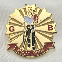 Shriners Beja 2004 Vintage Pin Masons Masonic Gold Tone Enamel - $12.50