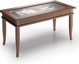 , Classico Coffee Table, Walnut, Laminate-Finished/Glass, Modern Coffee ... - $323.99